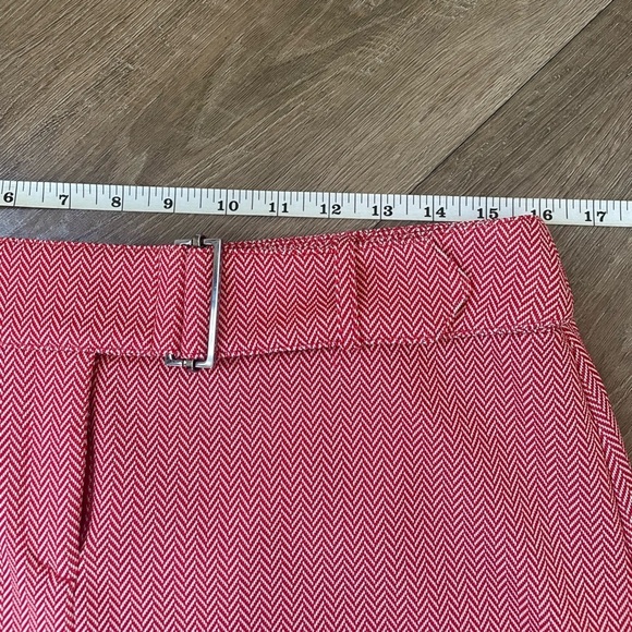 Express NEW Red Herringbone Pencil Mini Skirt Holiday Festive Size 9/10 NWT - Picture 11 of 12